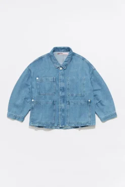 Mujer BIMBA Y LOLA Denim<Cazadora Denim Recta Azul