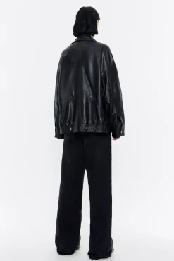 Mujer BIMBA Y LOLA Piel<Cazadora Piel Negra