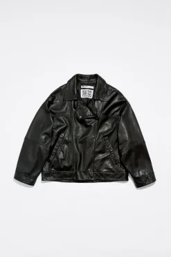 Mujer BIMBA Y LOLA Piel<Cazadora Piel Negra