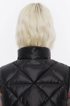 Mujer BIMBA Y LOLA Gabardinas Y Chaquetas<Chaleco Guateado Negro