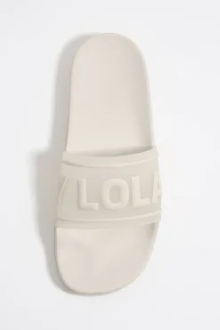 Mujer BIMBA Y LOLA Chanclas<Chancla Pala Logo Blanca