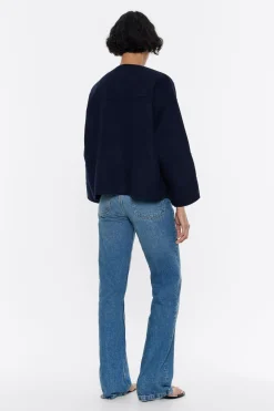 Mujer BIMBA Y LOLA Gabardinas Y Chaquetas<Chaqueta Doble Faz Azul Marino