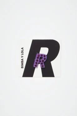 Mujer BIMBA Y LOLA Pulseras<Charm Letra R Metal Violeta