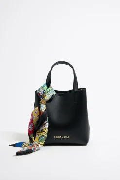 Mujer BIMBA Y LOLA Charms Para Bolsos<Charm Panuelo Patchwork Flores Y Dado Metal