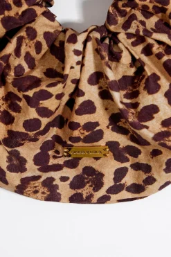 Mujer BIMBA Y LOLA Accesorios Pelo<Coletero Print Leopard Natural