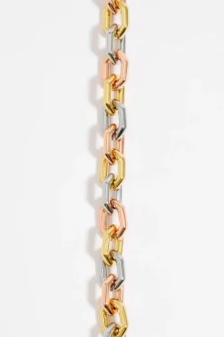 Mujer BIMBA Y LOLA Collares<Collar Cadena Hexagonal Tricolor