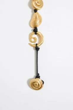 Mujer BIMBA Y LOLA Bisuteria<Collar Caracolas Dorado Mate