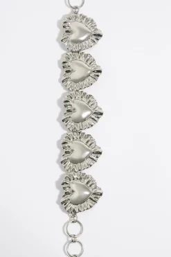 Mujer BIMBA Y LOLA Bisuteria<Collar Cojines Corazon Plateado