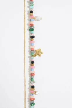 Mujer BIMBA Y LOLA Collares<Collar Doble Caracolas Y Piedras Multicolor