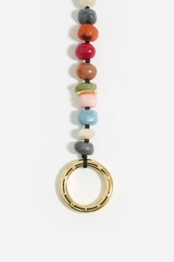 Mujer BIMBA Y LOLA Collares<Collar Largo Piedras Multicolores Dorado