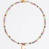 Mujer BIMBA Y LOLA Abecedario<Collar Letra C Piedras Multicolores
