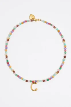 Mujer BIMBA Y LOLA Abecedario<Collar Letra C Piedras Multicolores