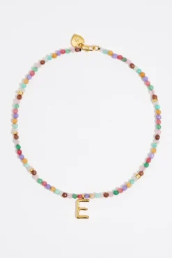 Mujer BIMBA Y LOLA Abecedario<Collar Letra E Piedras Multicolores