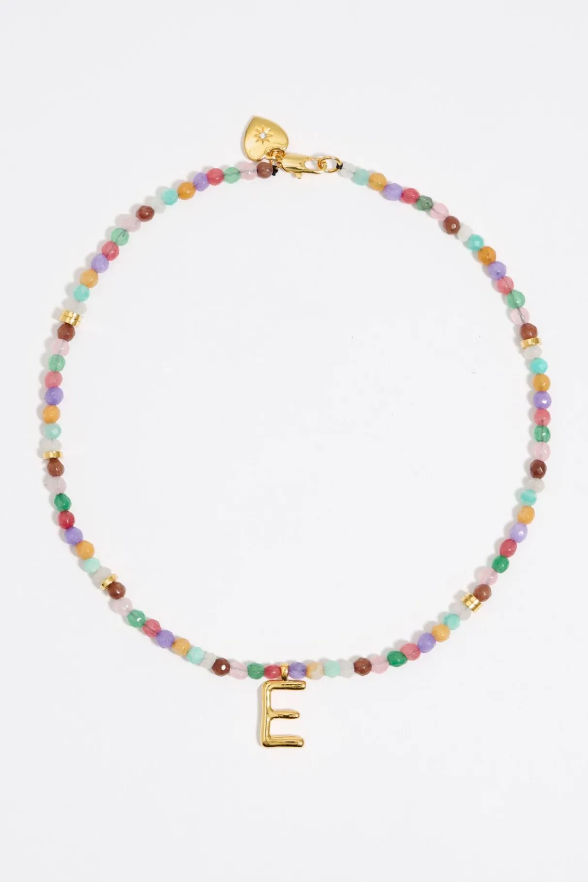 Mujer BIMBA Y LOLA Abecedario<Collar Letra E Piedras Multicolores