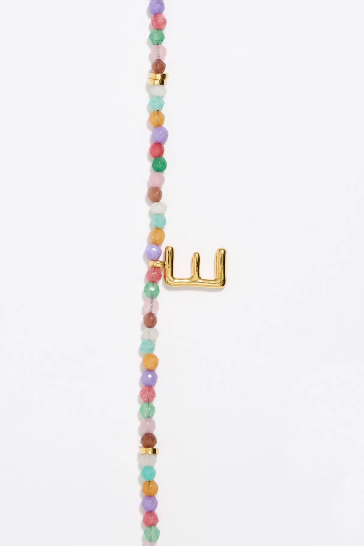 Mujer BIMBA Y LOLA Abecedario<Collar Letra E Piedras Multicolores