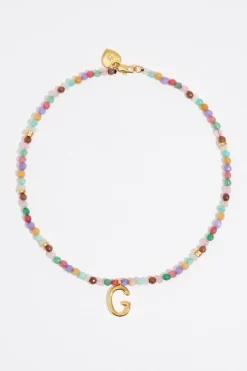 Mujer BIMBA Y LOLA Abecedario<Collar Letra G Piedras Multicolores