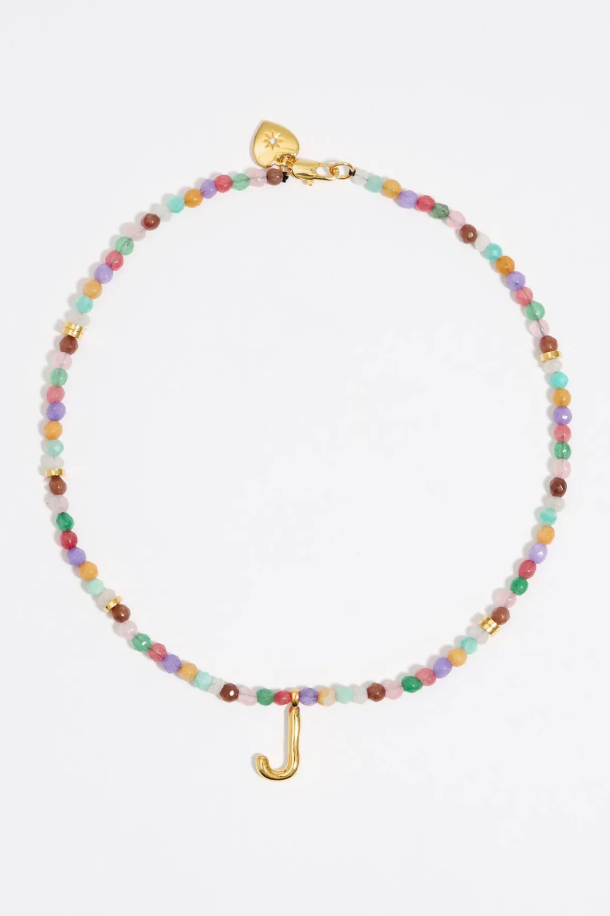 Mujer BIMBA Y LOLA Abecedario<Collar Letra J Piedras Multicolores