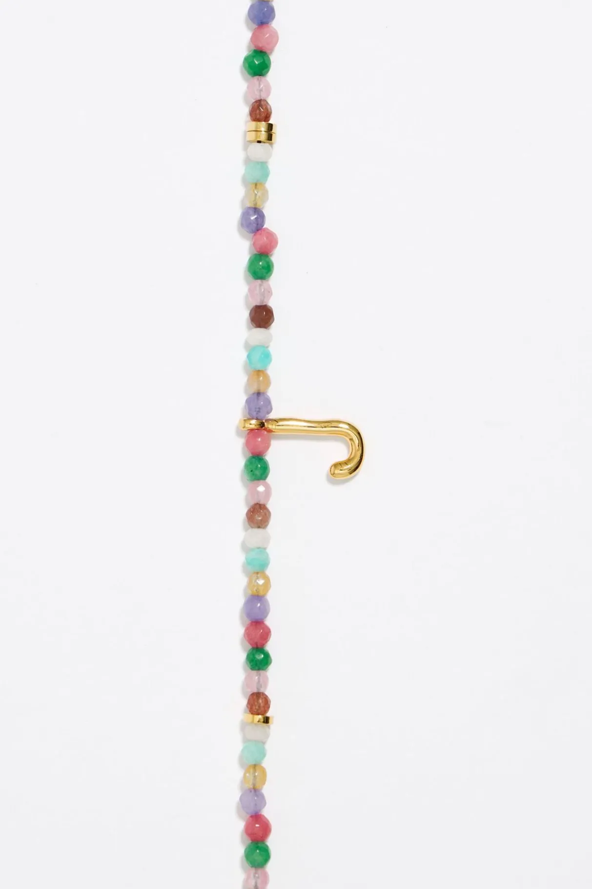 Mujer BIMBA Y LOLA Abecedario<Collar Letra J Piedras Multicolores