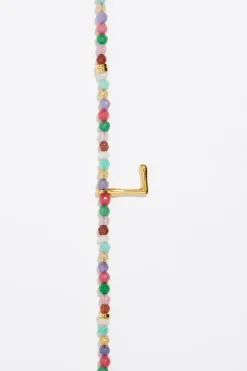 Mujer BIMBA Y LOLA Abecedario<Collar Letra L Piedras Multicolores