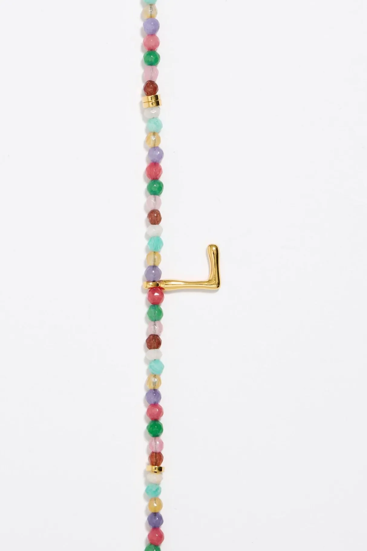 Mujer BIMBA Y LOLA Abecedario<Collar Letra L Piedras Multicolores