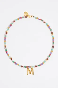 Mujer BIMBA Y LOLA Abecedario<Collar Letra M Piedras Multicolores