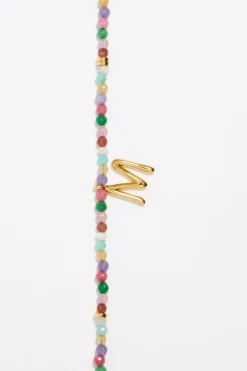 Mujer BIMBA Y LOLA Abecedario<Collar Letra M Piedras Multicolores