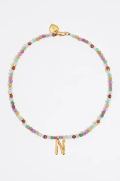 Mujer BIMBA Y LOLA Abecedario<Collar Letra N Piedras Multicolores