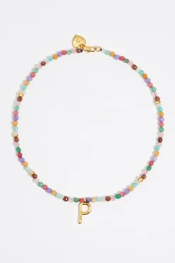 Mujer BIMBA Y LOLA Abecedario<Collar Letra P Piedras Multicolores