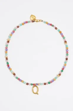 Mujer BIMBA Y LOLA Abecedario<Collar Letra Q Piedras Multicolores