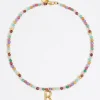 Mujer BIMBA Y LOLA Abecedario<Collar Letra R Piedras Multicolores
