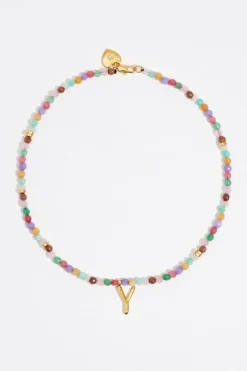 Mujer BIMBA Y LOLA Abecedario<Collar Letra Y Piedras Multicolores