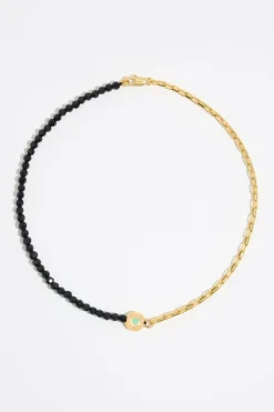 Mujer BIMBA Y LOLA Collares<Collar Logo Candy Cristales Dorado