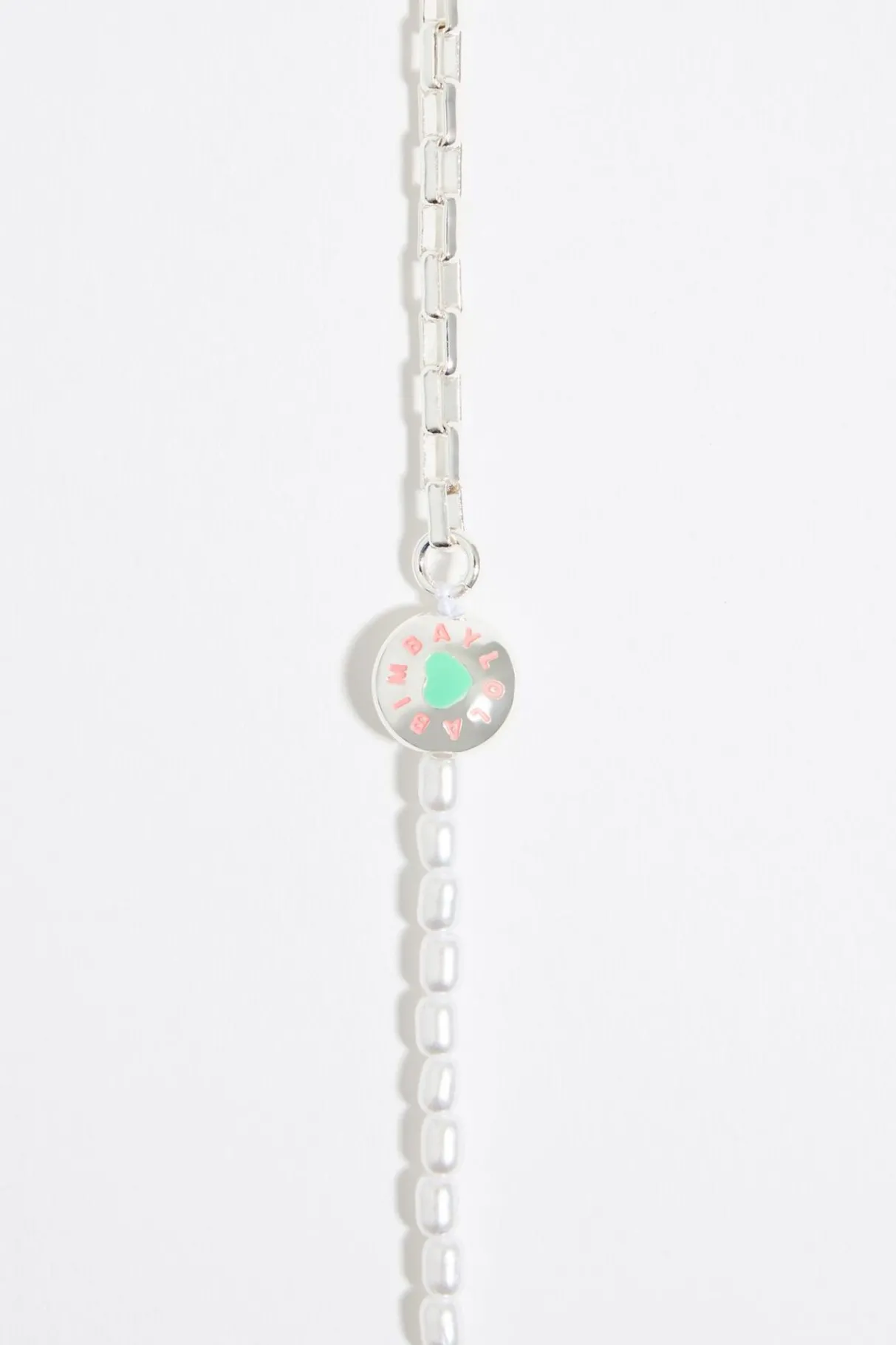 Mujer BIMBA Y LOLA Collares<Collar Logo Candy Perlas Plateado