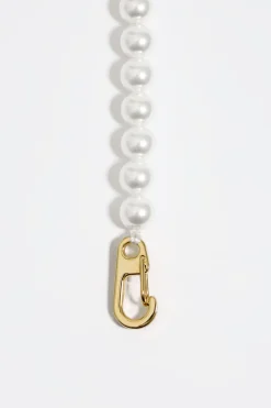 Mujer BIMBA Y LOLA Collares<Collar Perlas Corazones Dorado