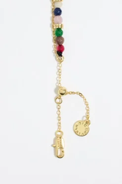 Mujer BIMBA Y LOLA Collares<Collar Piedras Y Corazon Dorado