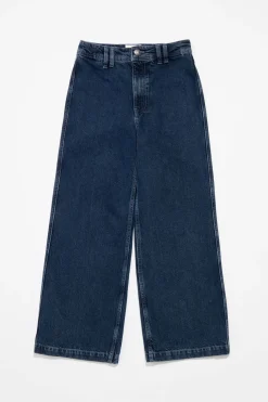 Mujer BIMBA Y LOLA Denim<Culotte - Vaquero Alto Negro Azulado