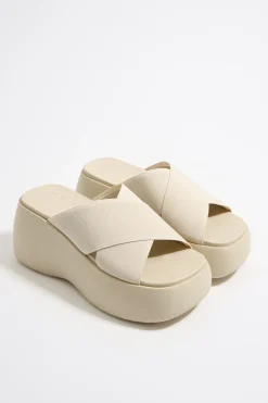 Mujer BIMBA Y LOLA Sandalias<Cuna Alta Elastico Marfil