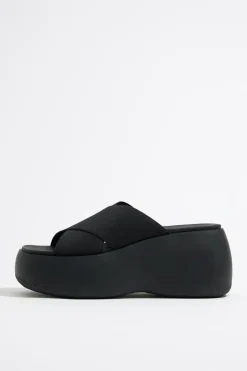 Mujer BIMBA Y LOLA Sandalias<Cuna Alta Elastico Negra