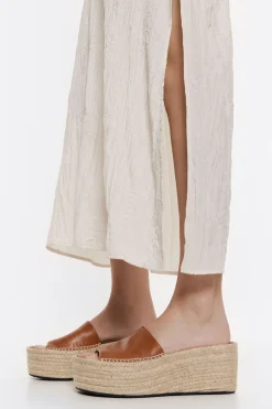 Mujer BIMBA Y LOLA Alpargatas<Cuna Alta Yute Piel Marron