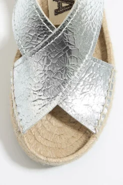 Mujer BIMBA Y LOLA Alpargatas<Cuna Yute Piel Plata