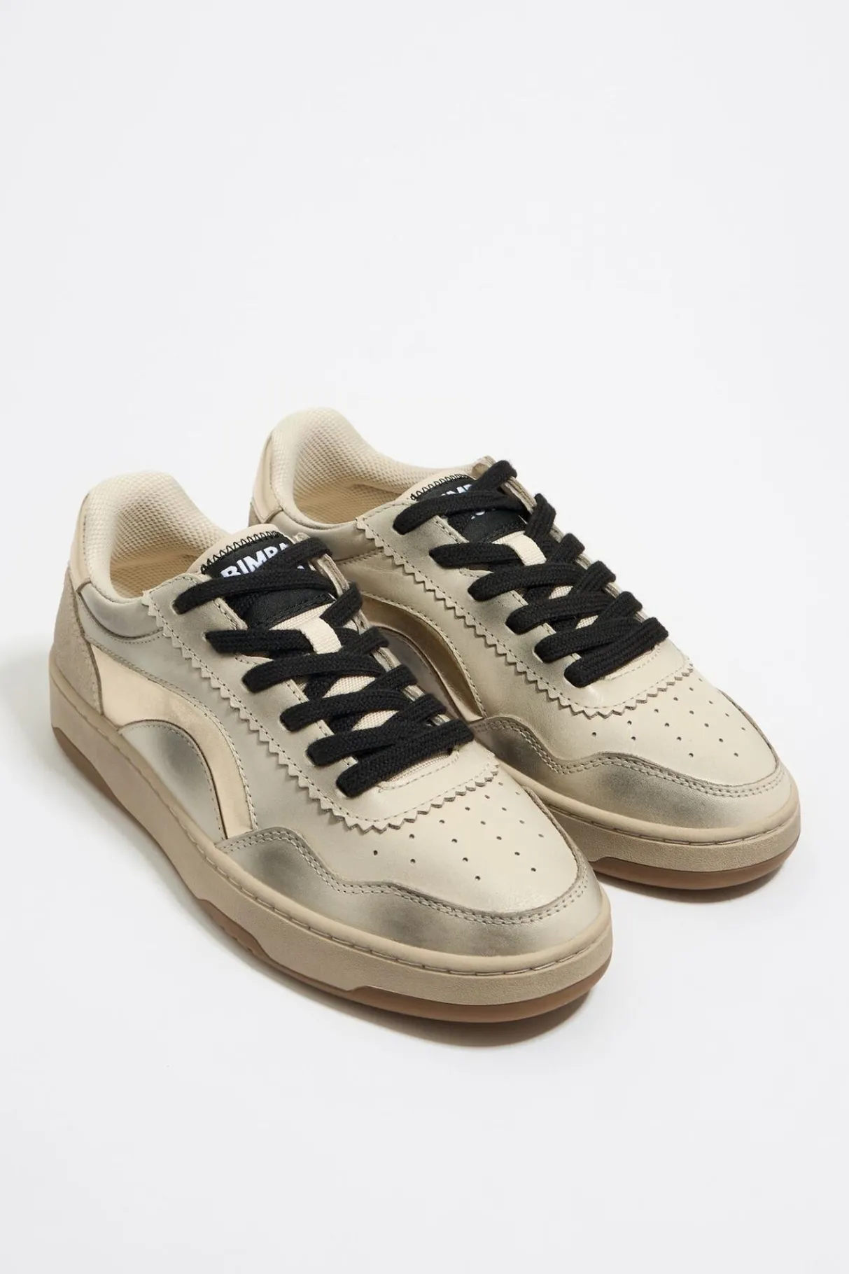 Mujer BIMBA Y LOLA Deportivas<Deportiva Cupsole Piel Dorada