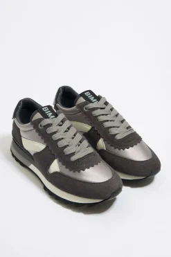 Mujer BIMBA Y LOLA Deportivas<Deportiva Tecnica Plata Oscuro