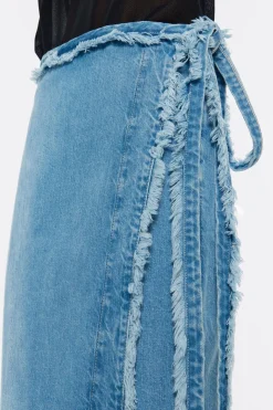 Mujer BIMBA Y LOLA Faldas<Falda Denim Desflecada