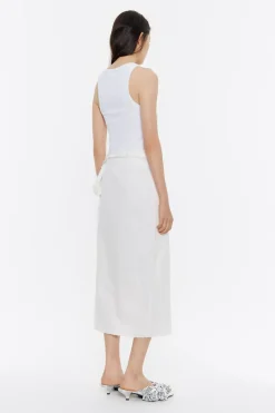 Mujer BIMBA Y LOLA Faldas<Falda Denim Desflecada Cruda