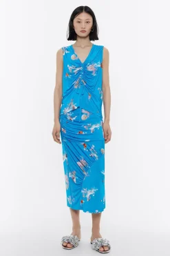 Mujer BIMBA Y LOLA Faldas<Falda Frunces Waves Azul