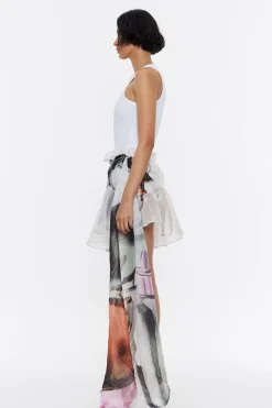 Mujer BIMBA Y LOLA Faldas<Falda Mini Fruncida Perfume Xl Verde