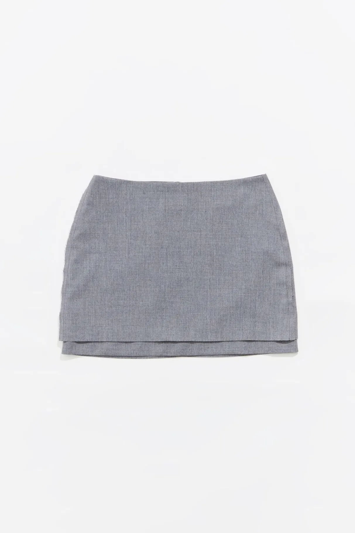 Mujer BIMBA Y LOLA Total Look<Falda Mini Lana Fria Gris