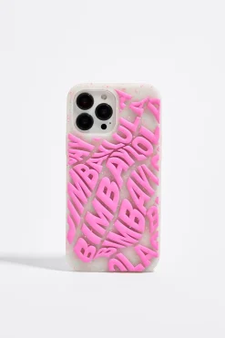 Mujer BIMBA Y LOLA Carcasas Móvil<Funda Iphone 13 Pro Max Silicona Logo Rosa