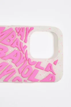 Mujer BIMBA Y LOLA Carcasas Móvil<Funda Iphone 13 Silicona Logo Rosa