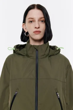 Mujer BIMBA Y LOLA Gabardinas Y Chaquetas<Gabardina Evase Caqui